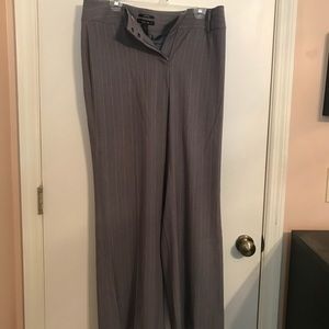 Gray Pinstripe Pants